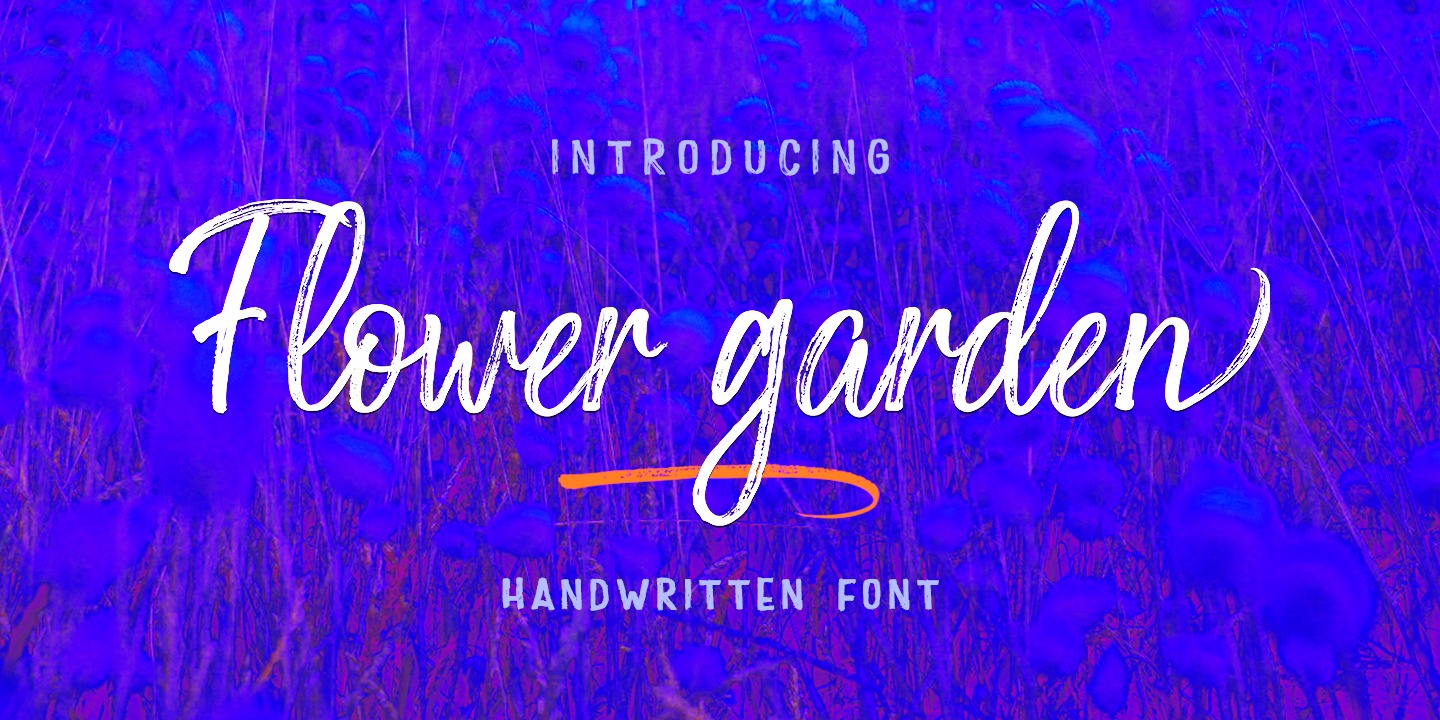 Шрифт Flower Garden